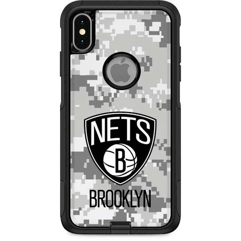 NBA Brooklyn Nets Digi Camo Otterbox Commuter iPhone Skin
