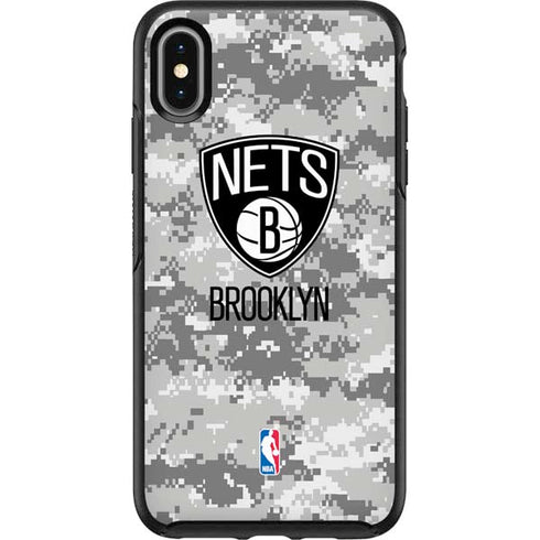 NBA Brooklyn Nets Digi Camo Otterbox Symmetry iPhone Skin
