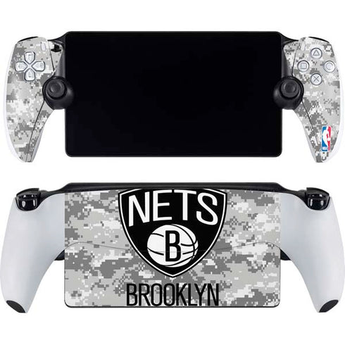 NBA Brooklyn Nets Digi Camo PlayStation Portal Remote Player Skin