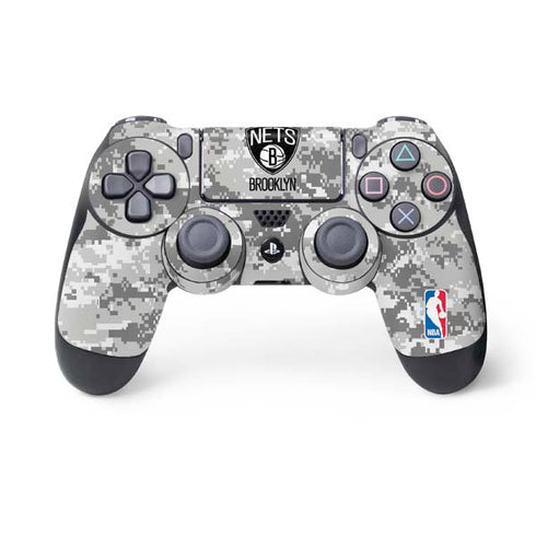 NBA Brooklyn Nets Digi Camo PS4 Controller Skin