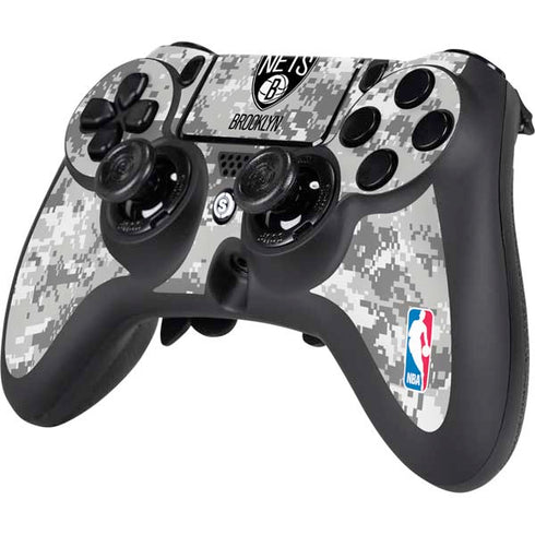 NBA Brooklyn Nets Digi Camo PS4/PC SCUF Impact Controller Skin