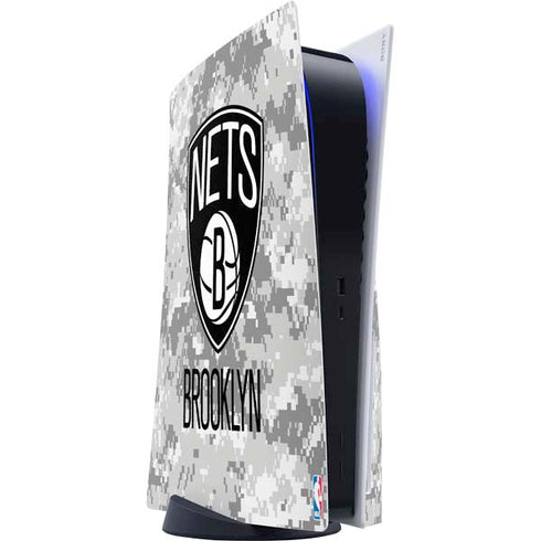 NBA Brooklyn Nets Digi Camo PS5 Console Skin