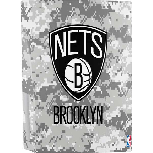 NBA Brooklyn Nets Digi Camo PS5 Console Skin