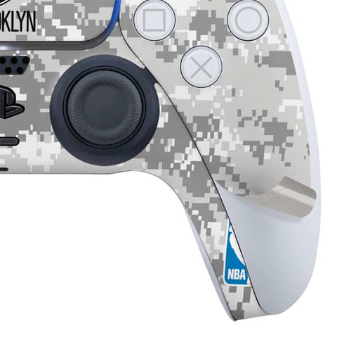 NBA Brooklyn Nets Digi Camo PS5 Controller Skin