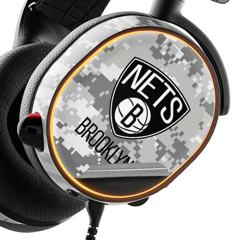 NBA Brooklyn Nets Digi Camo SteelSeries Arctis 5 Skin