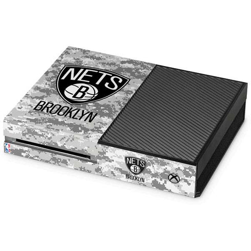NBA Brooklyn Nets Digi Camo Xbox One Console Skin