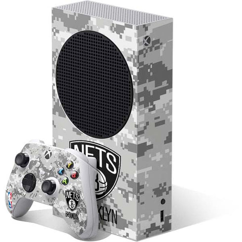 NBA Brooklyn Nets Digi Camo Xbox Series S Bundle Skin