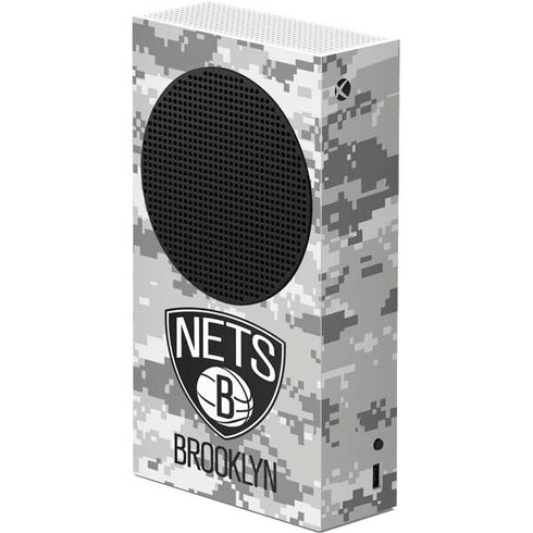NBA Brooklyn Nets Digi Camo Xbox Series S Console Skin