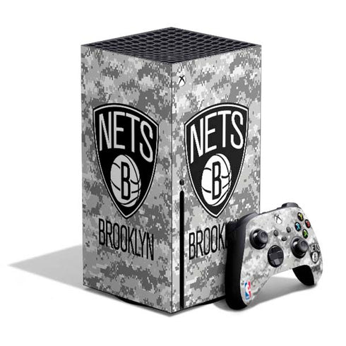 NBA Brooklyn Nets Digi Camo Xbox Series X Bundle Skin