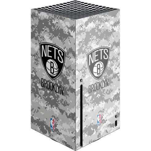 NBA Brooklyn Nets Digi Camo Xbox Series X Console Skin