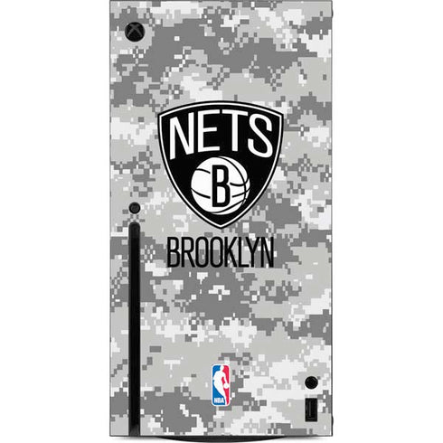 NBA Brooklyn Nets Digi Camo Xbox Series X Console Skin
