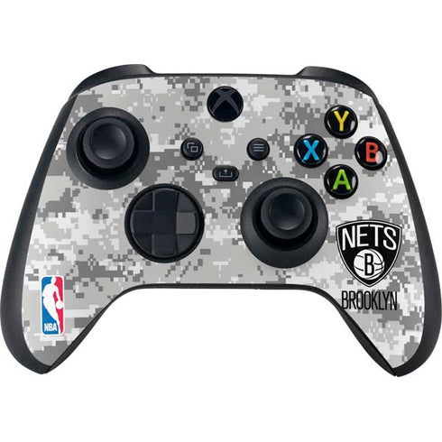 NBA Brooklyn Nets Digi Camo Xbox Series X Controller Skin