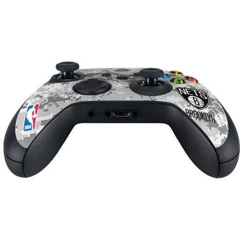 NBA Brooklyn Nets Digi Camo Xbox Series X Controller Skin