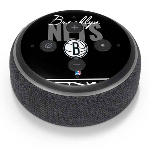 NBA Brooklyn Nets Elephant Print Amazon Echo Dot Skin