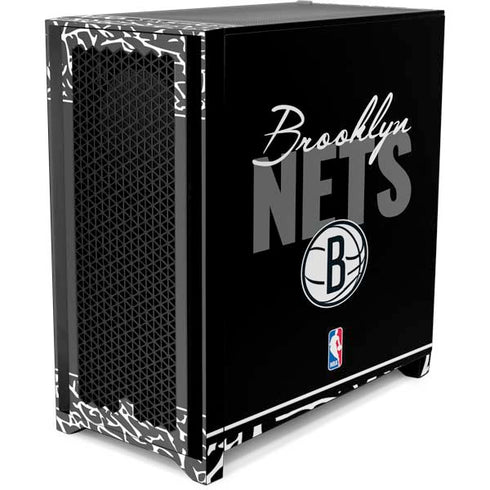 NBA Brooklyn Nets Elephant Print Corsair 4000D Tempered Glass Mid-Tower ATX Case Skin