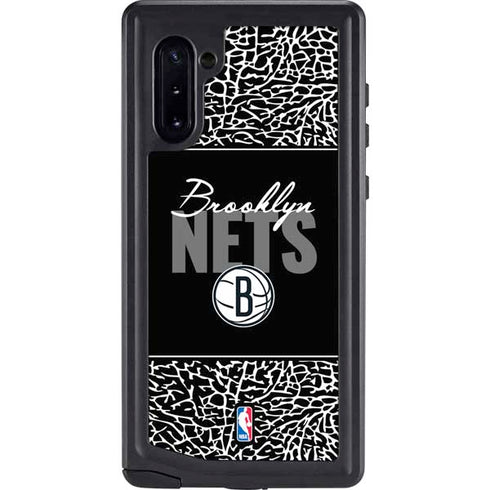 NBA Brooklyn Nets Elephant Print Galaxy Note 10 Waterproof Case