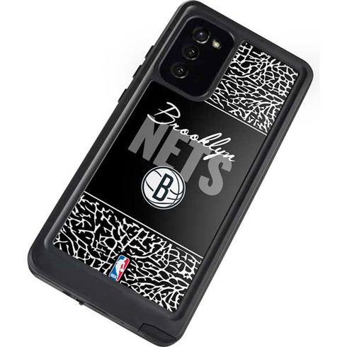NBA Brooklyn Nets Elephant Print Galaxy Note20 5G Waterproof Case