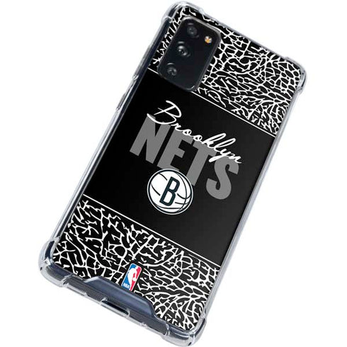 NBA Brooklyn Nets Elephant Print Galaxy S20 FE Clear Case