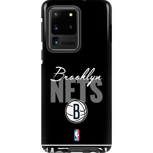 NBA Brooklyn Nets Elephant Print Galaxy S20 Ultra 5G Pro Case