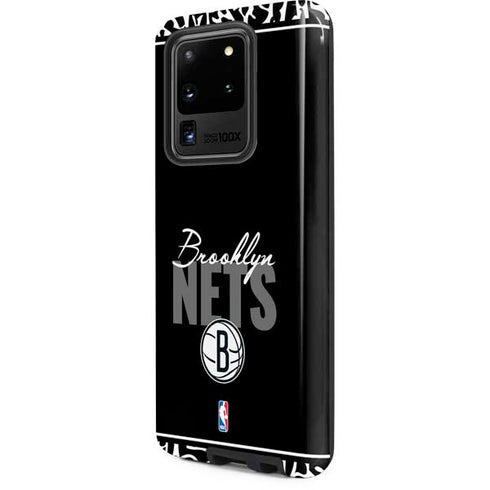 NBA Brooklyn Nets Elephant Print Galaxy S20 Ultra 5G Pro Case