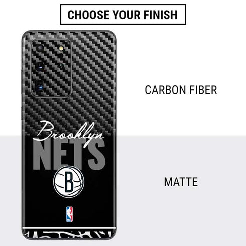 NBA Brooklyn Nets Elephant Print Galaxy S20 Ultra 5G Skin
