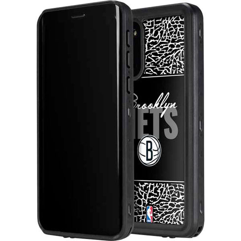 NBA Brooklyn Nets Elephant Print Galaxy S20 Waterproof Case