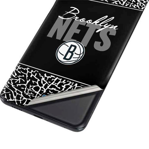 NBA Brooklyn Nets Elephant Print Galaxy S21 5G Skin