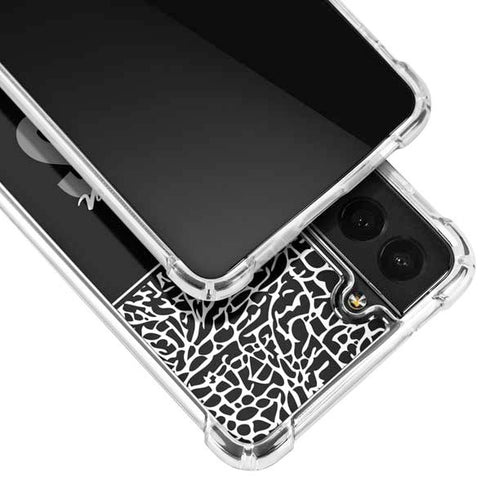 NBA Brooklyn Nets Elephant Print Galaxy S21 FE Clear Case