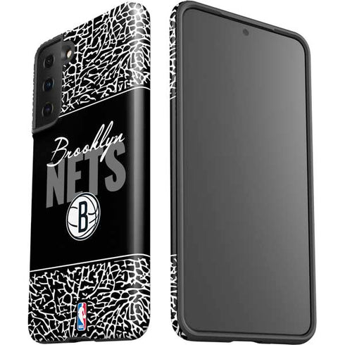 NBA Brooklyn Nets Elephant Print Galaxy S21 Plus 5G Pro Case