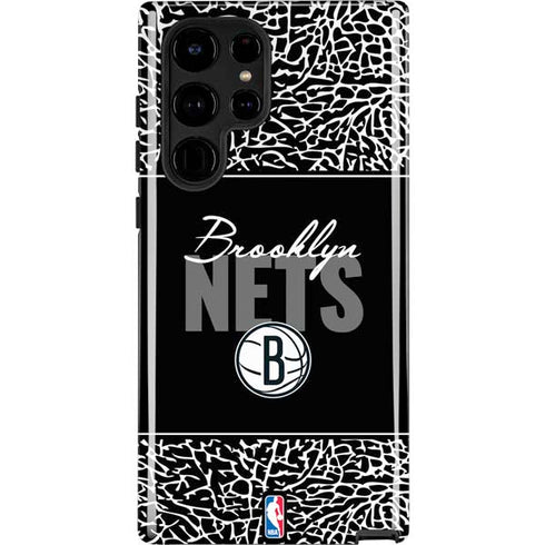 NBA Brooklyn Nets Elephant Print Galaxy S22 Ultra Pro Case