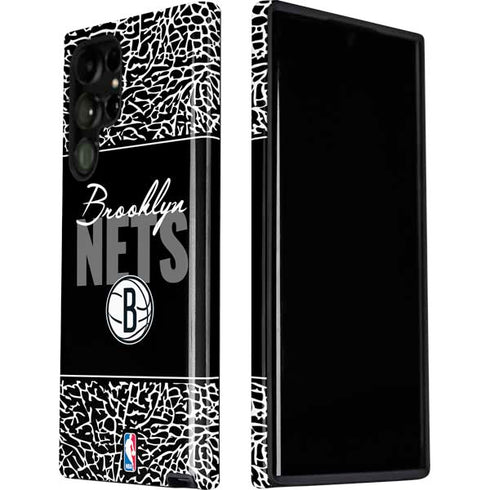 NBA Brooklyn Nets Elephant Print Galaxy S22 Ultra Pro Case