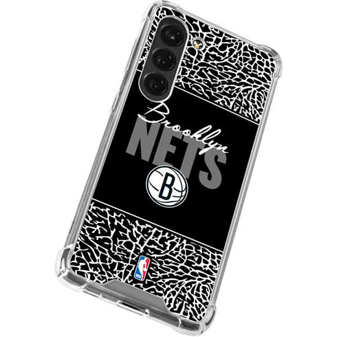 NBA Brooklyn Nets Elephant Print Galaxy S23 Clear Case