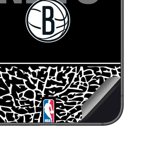 NBA Brooklyn Nets Elephant Print Galaxy S23 FE Skin