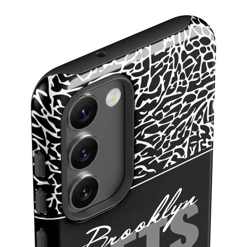 NBA Brooklyn Nets Elephant Print Galaxy S23 Plus Pro Case