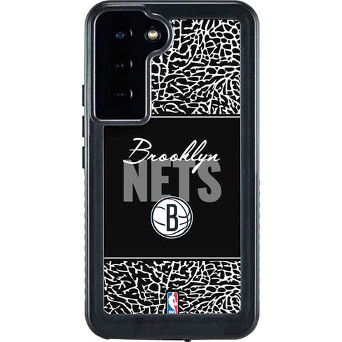 NBA Brooklyn Nets Elephant Print Galaxy S23 Plus Waterproof Case