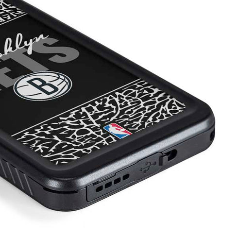 NBA Brooklyn Nets Elephant Print Galaxy S23 Plus Waterproof Case