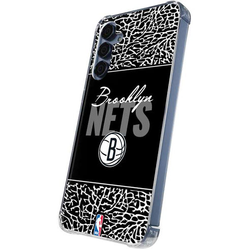NBA Brooklyn Nets Elephant Print Galaxy S24 Clear Case
