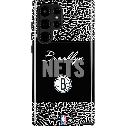 NBA Brooklyn Nets Elephant Print Galaxy S24 Ultra Impact Case