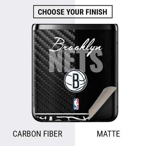 NBA Brooklyn Nets Elephant Print Galaxy Z Flip Skin