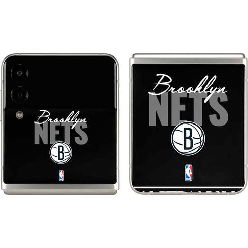 NBA Brooklyn Nets Elephant Print Galaxy Z Flip3 5G Skin