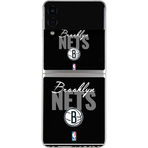 NBA Brooklyn Nets Elephant Print Galaxy Z Flip4 5G Skin