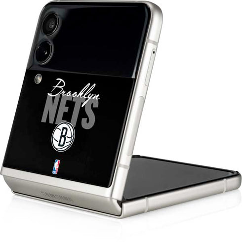 NBA Brooklyn Nets Elephant Print Galaxy Z Flip4 5G Skin