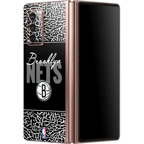 NBA Brooklyn Nets Elephant Print Galaxy Z Fold2 5G Skin