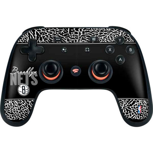 NBA Brooklyn Nets Elephant Print Google Stadia Controller Skin