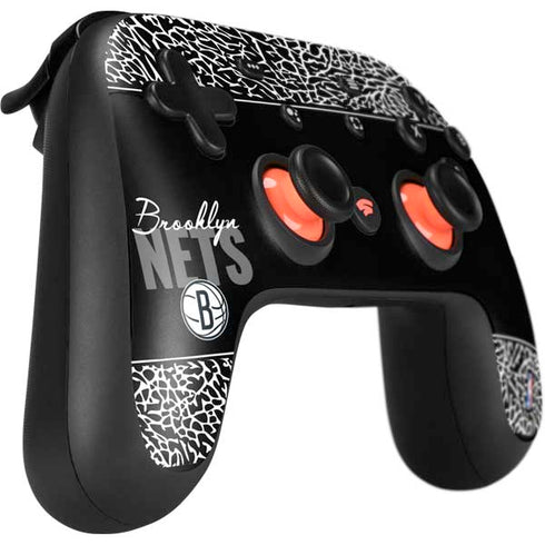 NBA Brooklyn Nets Elephant Print Google Stadia Controller Skin