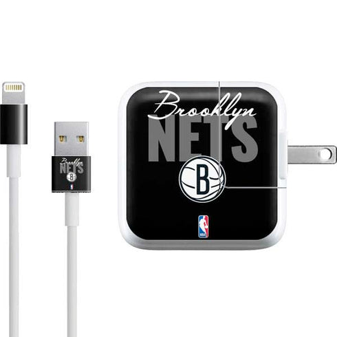NBA Brooklyn Nets Elephant Print iPad Charger (10W USB) Skin