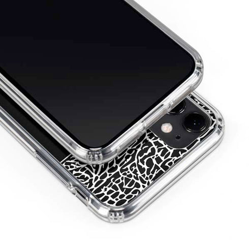 NBA Brooklyn Nets Elephant Print iPhone 11 Clear Case