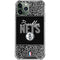 NBA Brooklyn Nets Elephant Print iPhone 11 Pro Max Clear Case