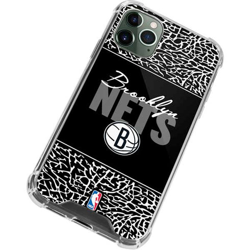 NBA Brooklyn Nets Elephant Print iPhone 11 Pro Max Clear Case