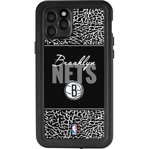 NBA Brooklyn Nets Elephant Print iPhone 11 Pro Waterproof Case
